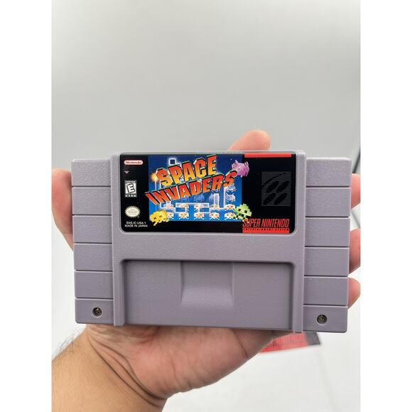 Space Invaders SNES Nintendo Complete CIB Authentic Tested 97 Arcade Classic VGC - Picture 9 of 15